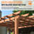 Solid Wood Pergola-85421432