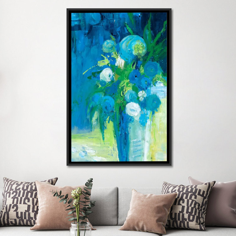 «Literal Imaginings», impression sur toile, H 26 po x l 18 po x P 1,5 po, Toile avec cadre noir, Pas de tapis