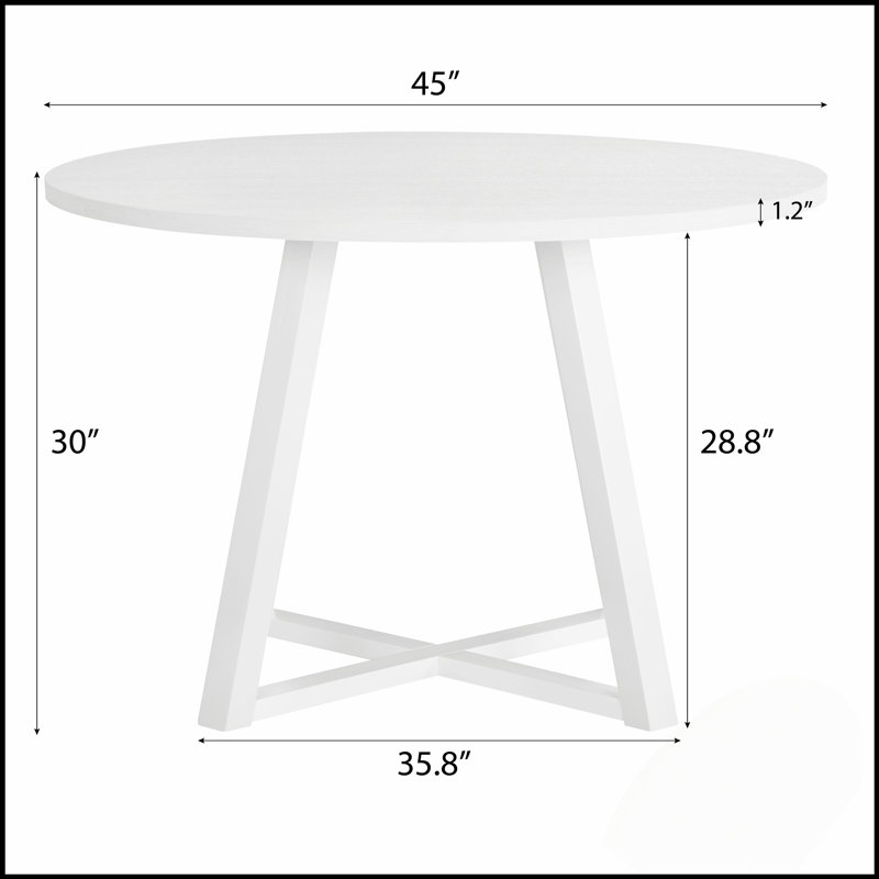 Ensemble de salle à manger 5 pièces, table à tréteaux et 4 chaises élégantes et confortables pour un repas élégant