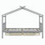 Lit simple en bois avec tiroirs-523263396