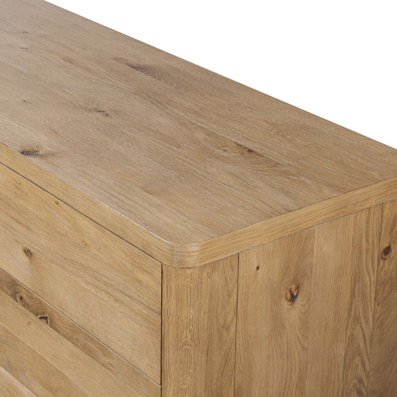 Noeline 6 Drawer Dresser-Worn Oak, Worn Oak