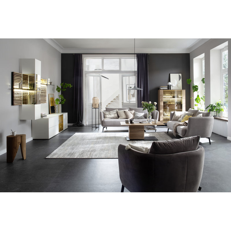 Slim 1 - Light LED Pendant, Concrete
