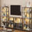 1 Pb+iron Back Strip With Light Bookshelf, Four Layers Retro Colour-494922388-494922387