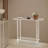 2 Tiers Freestanding Clear Acrylic Table With Open Shelves