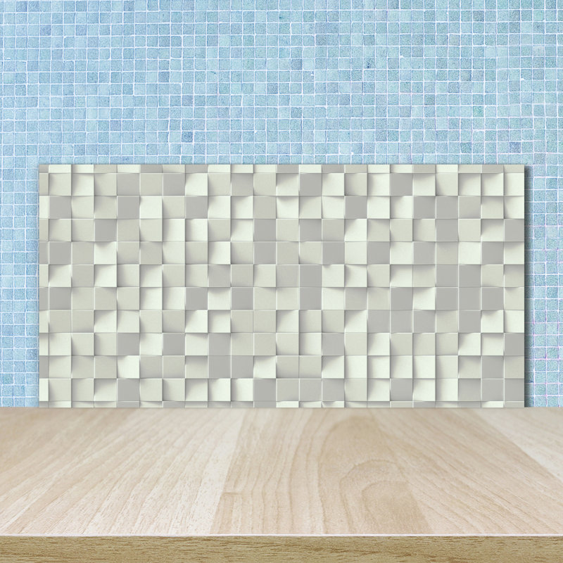 Barraco 50cm W x 100cm L Glass Peel and Stick Panel