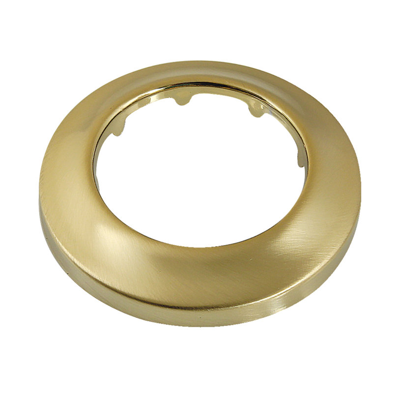 Bride Kingston en laiton 1-1 / 2 IPS (1-7 / 8 "ID) Kingston, Laiton brossé, 3 po de diamètre