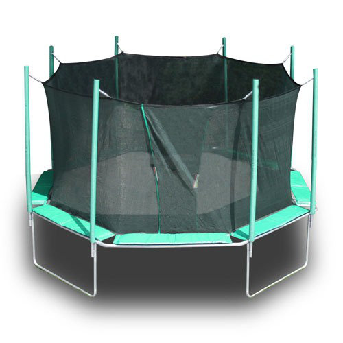 Trampoline 16' octogonal Magic Circle, Vert
