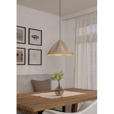Podere 1-Light Light Sand Pendant Light