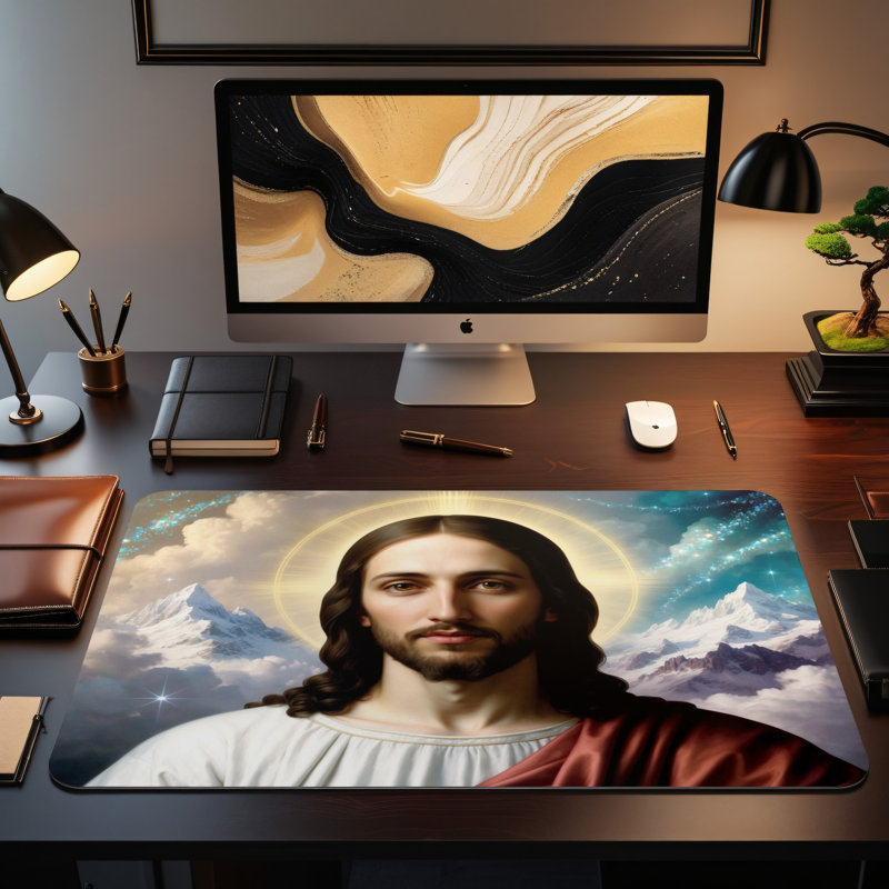 Polyester Desk Pad, 31.5x15.5