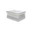 Matelas simple de taille moyenne, mousse hybride 4 couches, support moyen de 12 po