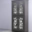 Armoire de rangement à 67 portes H 67,4 "à 4 portes en miroir, buffet avec tablettes réglables et armoire de cuisine-1437555839