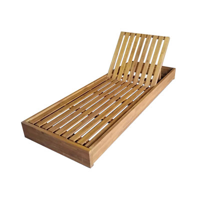 Patio Chaise Lounge without Cushion