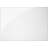 Bookshelf 5 Tier Modern Glossy White Laminate with Clear Tempered Glass, 58.75"H | White | MDF