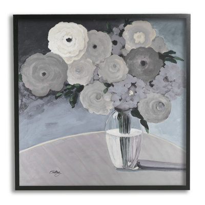 Fleurs rondes en ardoise