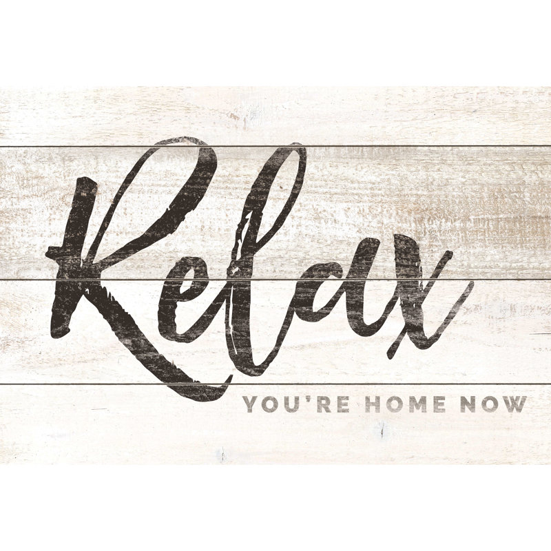 Relax - Wrapped Canvas Art Prints, 30cm H x 46cm W x 3.8cm D