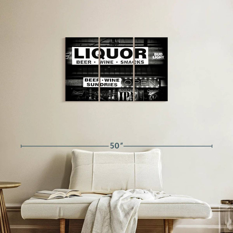 «Black Nevada Liquor, H 20 po x l 33 po