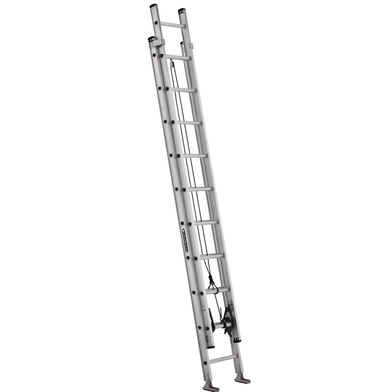 Échelle de louisville, 20 pi, échelle d’extension en aluminium, type ia, capacité de charge de 300 lb, ae2220
