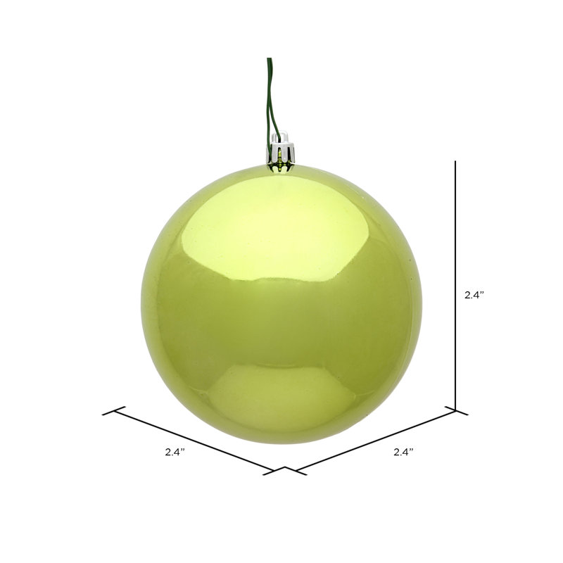 Décoration de boule décorative des Fêtes, Vert lime brillant