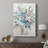 Blue Contemporary Bouquet -Gallery Wrapped Cavas-574150885