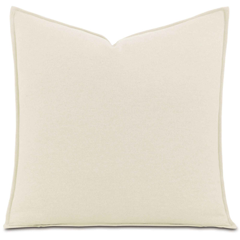 Brera Cotton Pillow Sham, Ivory, Euro 