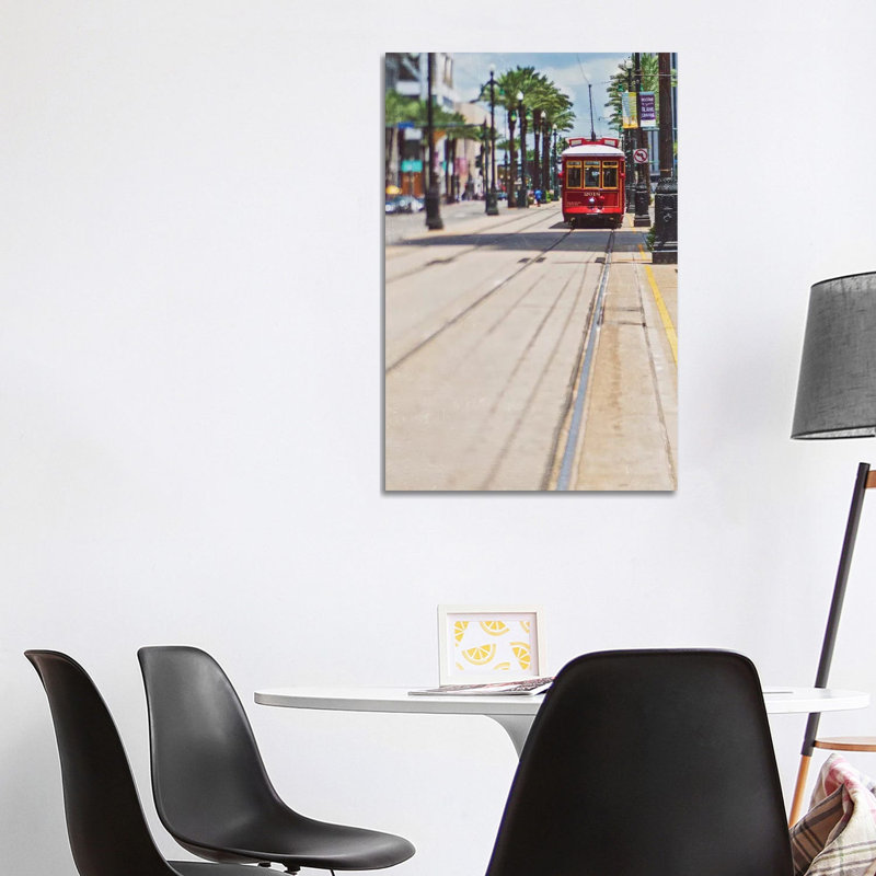 Streetcar 1 Piece Wrapped Canvas Wall Art, 101.6 cm H x 66.04 cm W x 3.175 cm D