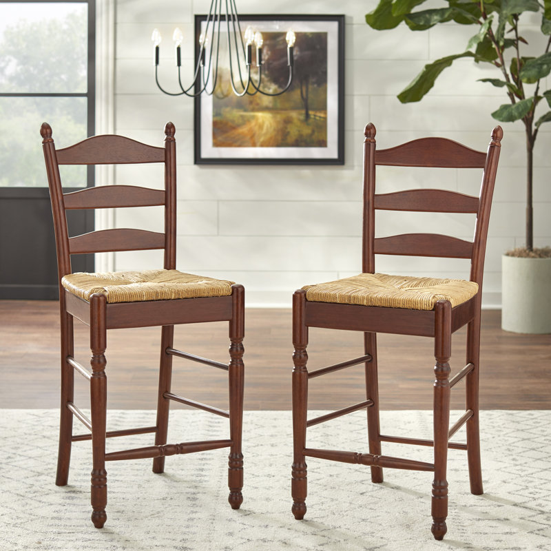 Amasya Bar & Counter Stool, Counter Stool (24" Seat Height), Walnut
