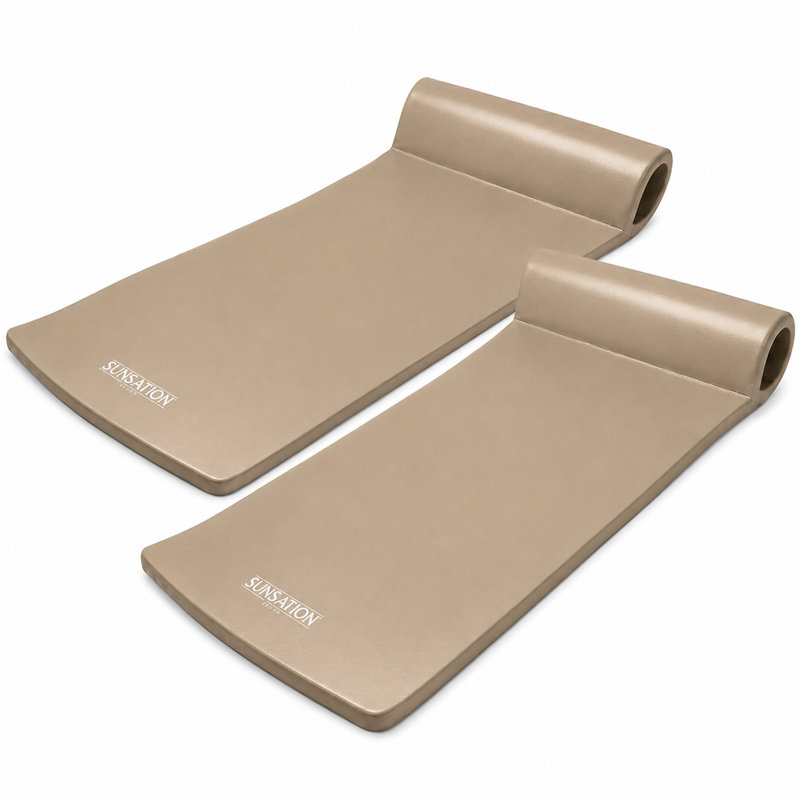 Flotteur de piscine TRC Récréation Sunsation 70 po en radeau de mousse, bronze (paquet de 2)