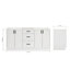 Base de meuble-lavabo double ARIEL Kelley 72 seulement-99377289