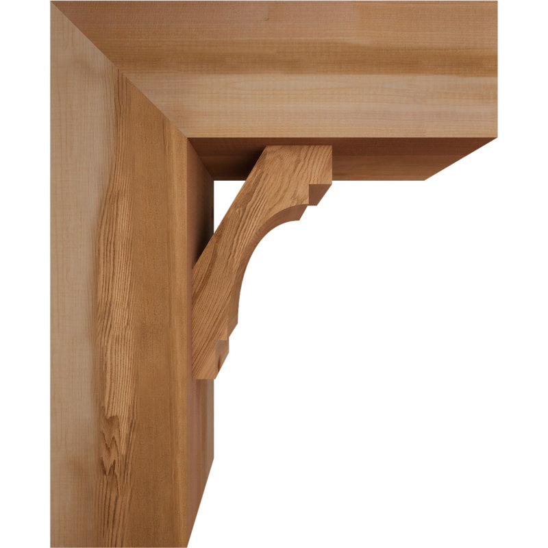 Support Merced Block avec support décalé, 22 X 18, Cèdre rouge occidental de l 7 1/2 po (lisse)