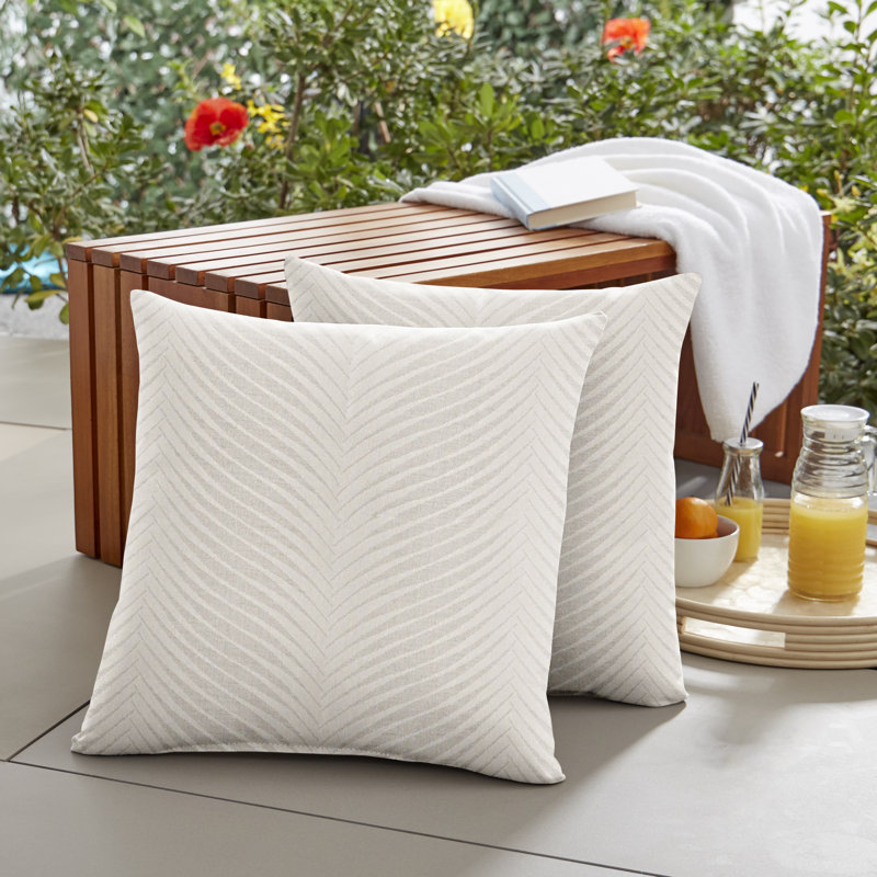  Housse et insert de coussin décoratif intérieur / extérieur Sunbrella®, 20 po x 20 po, Brun