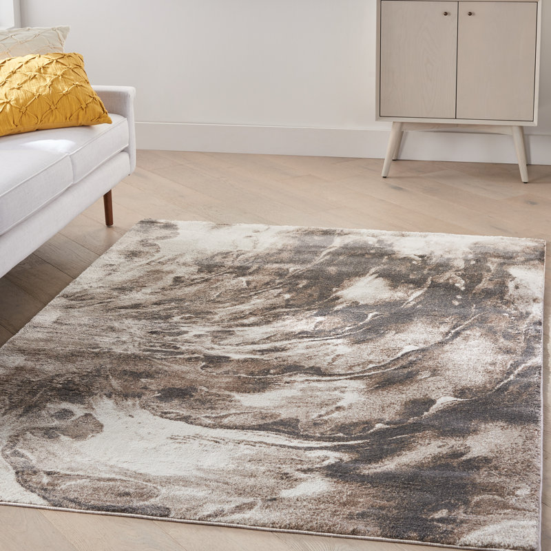 Mierke Abstract Indoor Rug, Rectangle 5'3" x 7'3"