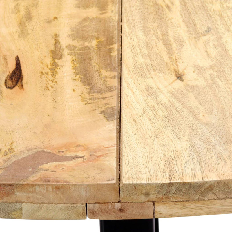 Schrade Mango Round Wood Top Dining Table, H73 x L150 x W150cm