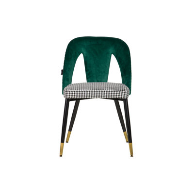 111.76cm H Velvet Upholstered Side Chair