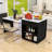 Elegant Multi-functional Kitchen Island with Extendable Dining Table, Dual Storage, and Power Outlets-1717507473