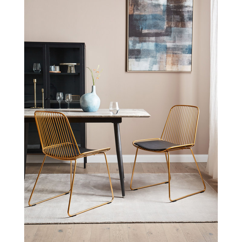 Anmar 43cm H Side Chair, Gold