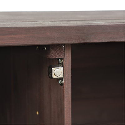 Îlot de cuisine extérieur, chariot à roulettes et armoire de rangement, table de barbecue d'extérieur en bois massif avec plateau en acier inoxydable, support à épices, support à serviettes pour la cuisine et le barbecue