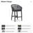 Alexamarie 24" Patio Bar Stool with Cushion-789422032