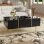 Modern High-Gloss Coffee Table with 2 Drawers