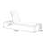 Sanae Outdoor Metal Chaise Lounge