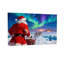 Noël, père Noël, traîneau, renne, aurore, ciel, paysage d'hiver-73873502