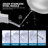 Elongated Smart Toilet with Bidet Wash Auto Sensor Flush,Foot Kick Flush,Warm Water Clean,Heated Seat,One-Piece Bidet
