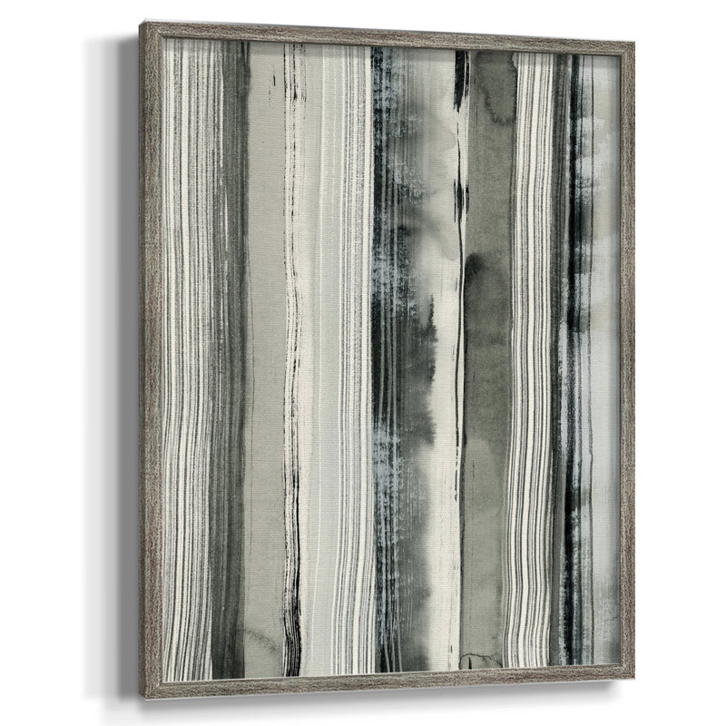 Differing Parallels I Framed Print - Solid Wood, 15" H x 12" W
