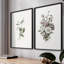 «Vintage Floral XXV», impression giclée sur cadre - ensemble de 2-1839849056-1839849061