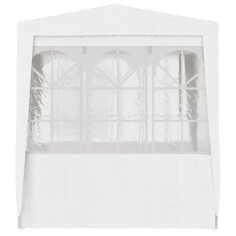 Benja 2m x 2m Steel Party Tent, White, 2.5m x 2.5m