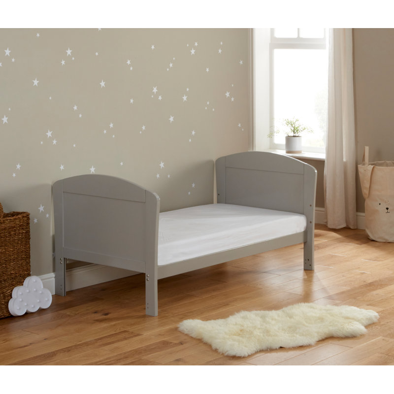 Aston Dropside Cot Bed, Grey