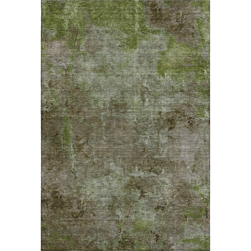 Premium Machine Washable Alijah AMF1287 Modern Rug, Rectangle 10' x 14'