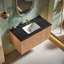 Chêne naturel 42 po avec comptoir noir Ula-1586380958-1586380959