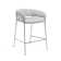 Madsen Upholstered Counter Stool with Metal Frame