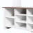 Hall Tree with 6 Hooks, Practical Walnut Entryway Bench with Adjustable Shelves-863387150