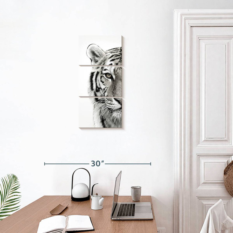 Aspect de tigre, H 27 po x l 12 po